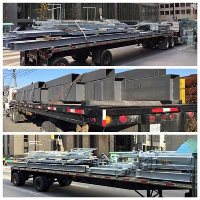 Custom steel beams from Scarboro Steel Works Inc. in Scarborough, Ontario
